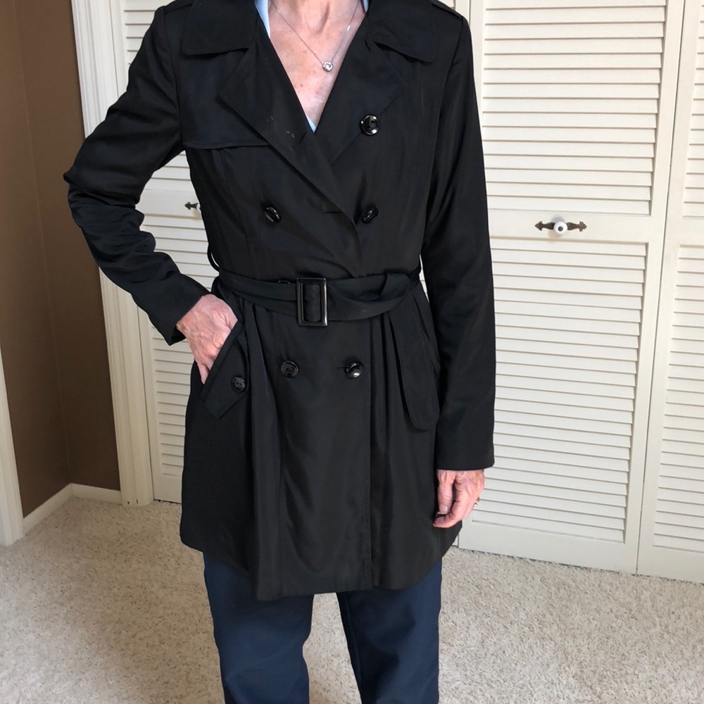 Black pea coat